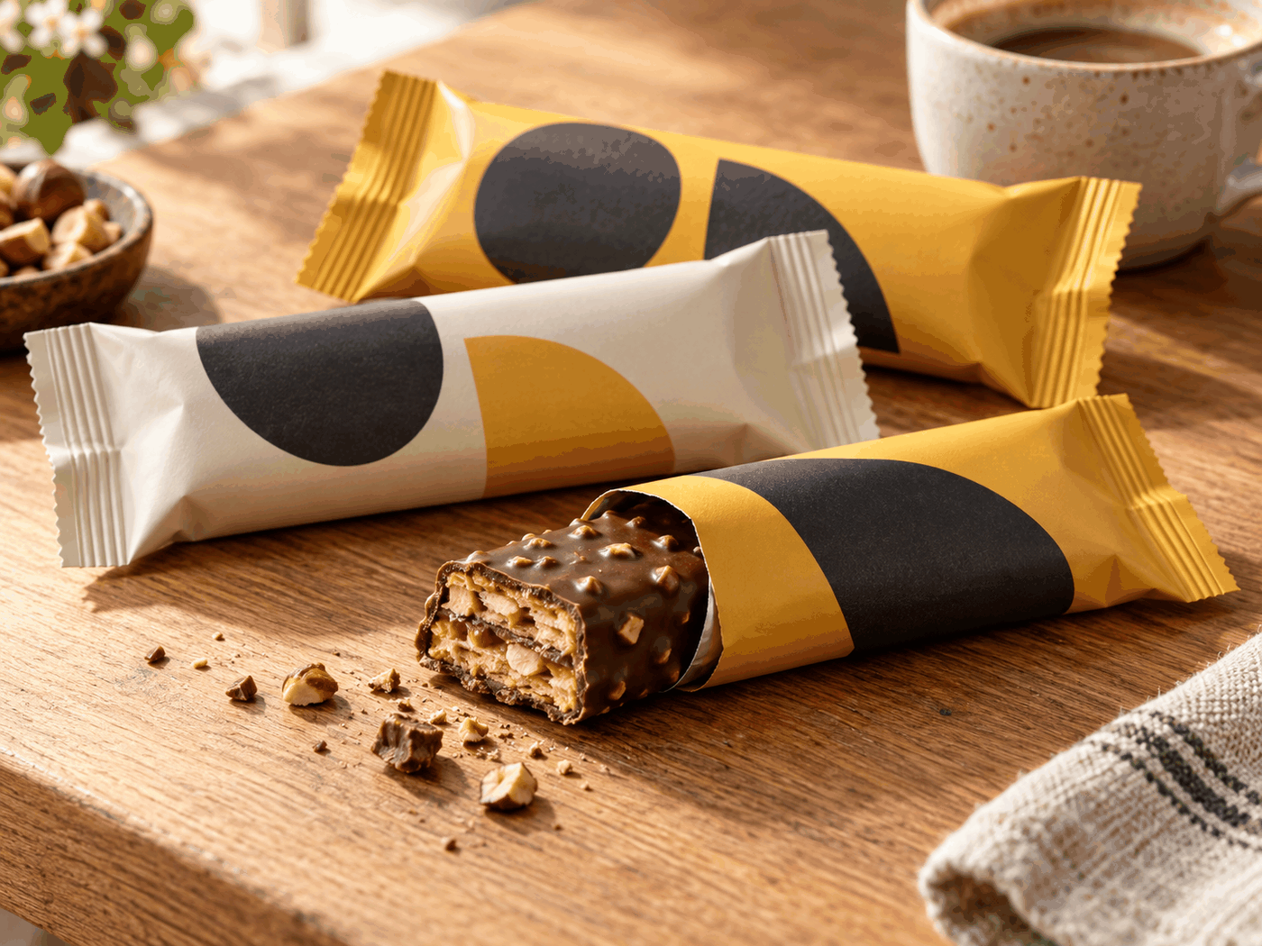 Cold seal packaging film for heat-sensitive products